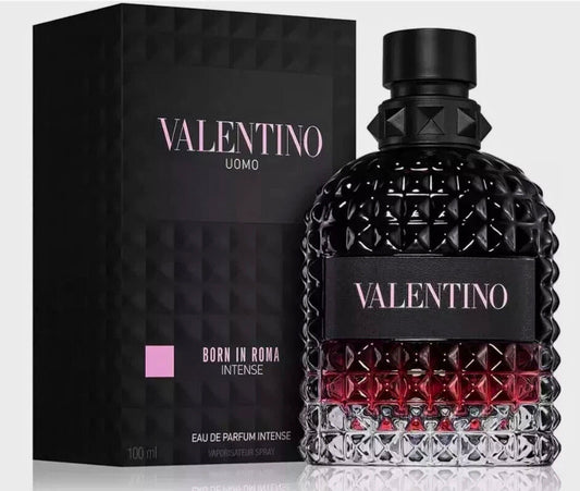 VALENTINO UOMO BORN IN ROMA INTENSE EAU DE PARFUM SPRAY 3.4 Oz / 100 ml FOR MEN