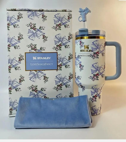 #LoveShackFancy Floral Stanley Cup 40oz##