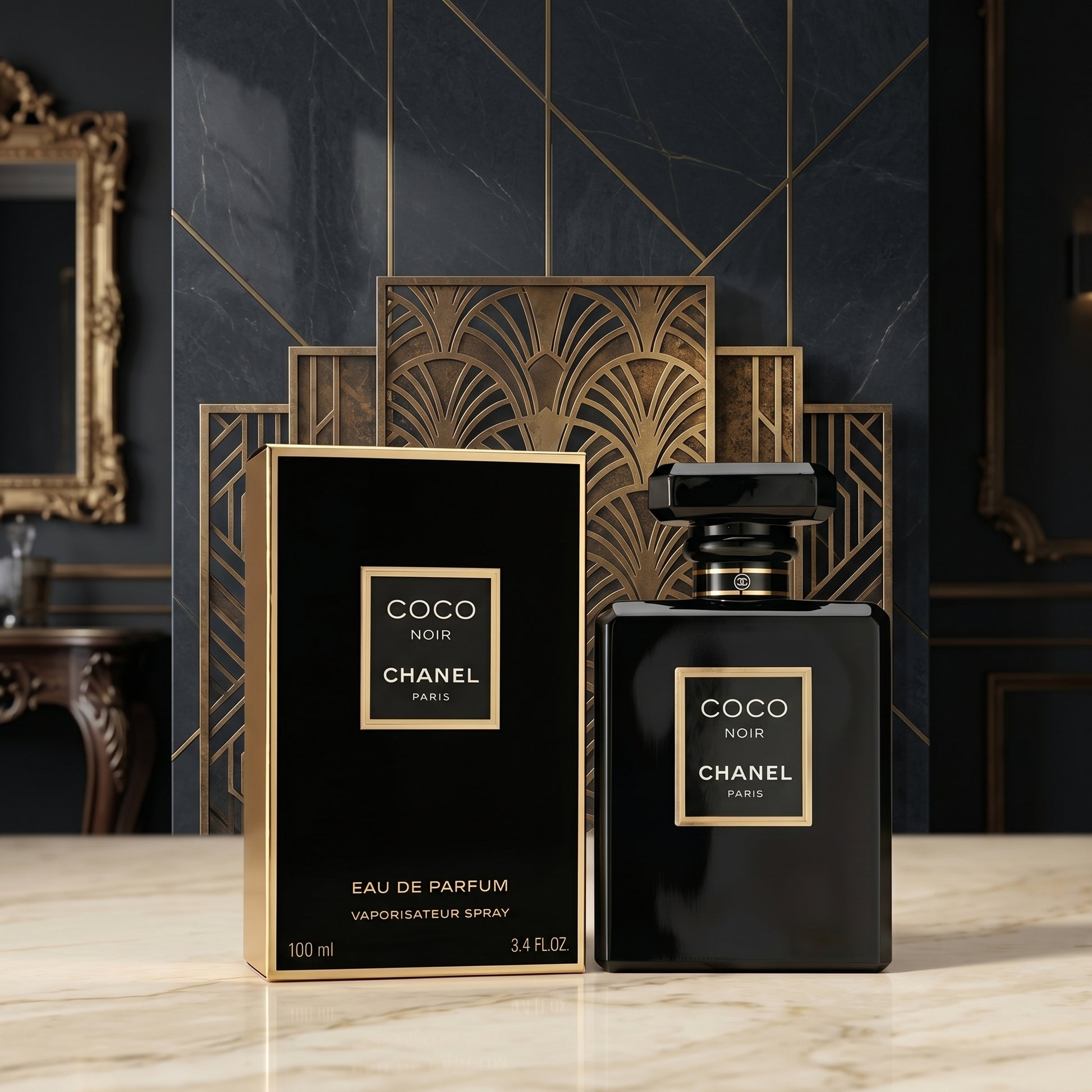 Coco Noir Eau de Parfum 100ml (3.4 fl oz) – Black & Gold Edition
