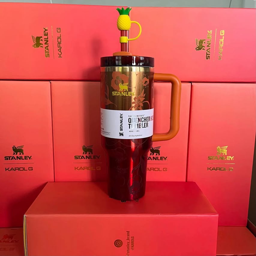 Stanley x Karol G 40oz Quencher Tumbler – Tropical Edition